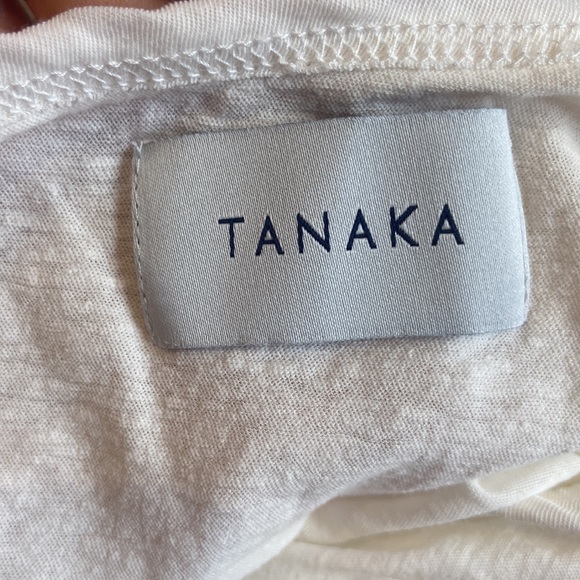 Tanaka Quality Cotton Grain White Tank Top - Picture 4 of 4